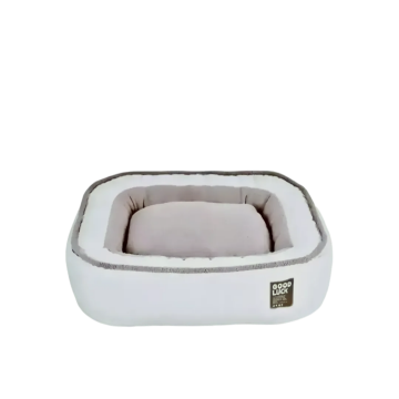 Lavish Pet Bed Removable & Washable Cover Cushion Grey S